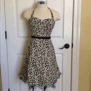 Retro Strawberry Halter Sundress City Triangles